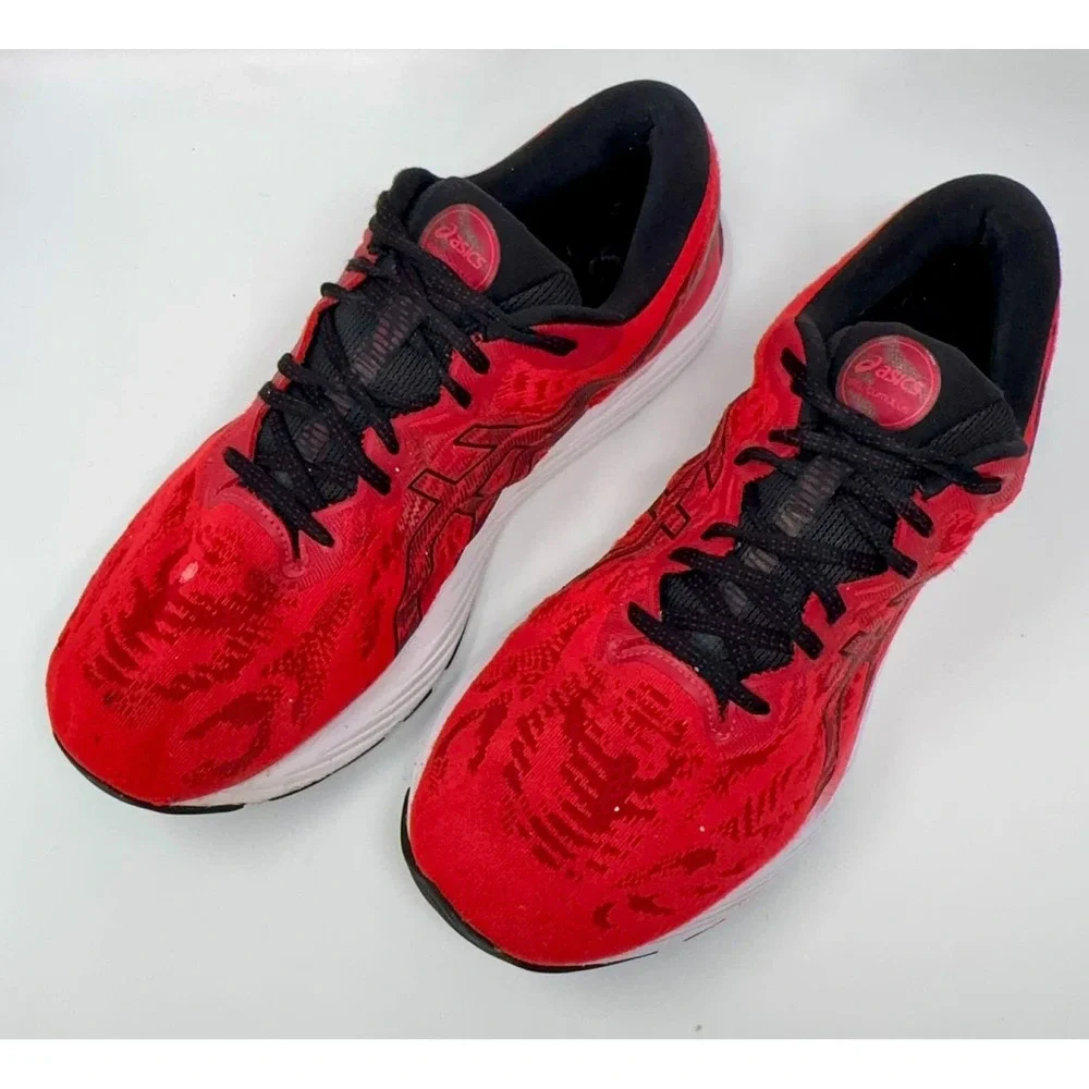 Asics Gel-Cumulus 23‎ Shoes Mens 13 Red Black Running Road Cushioned 1011B012